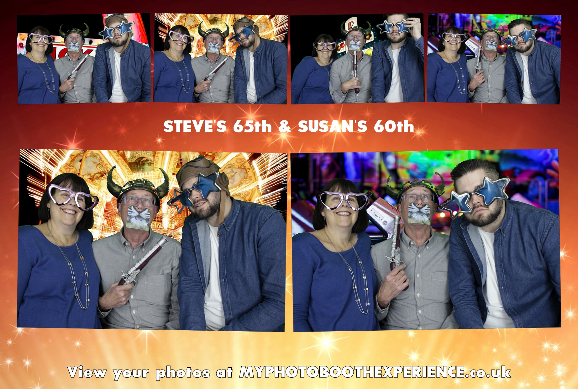 Steve's 65th & Susan 60th Birthday | View more photos from the event at gallery.myphotoboothexperience.co.uk/u/MyPhotoBoothExperienceLtd/Steves-65th-Susan-60th-Birthday